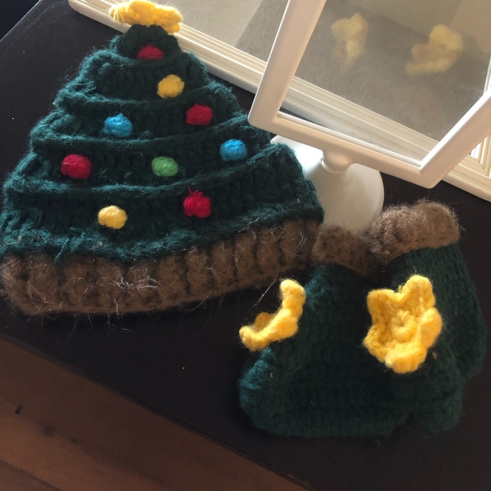 Knitted Christmas set